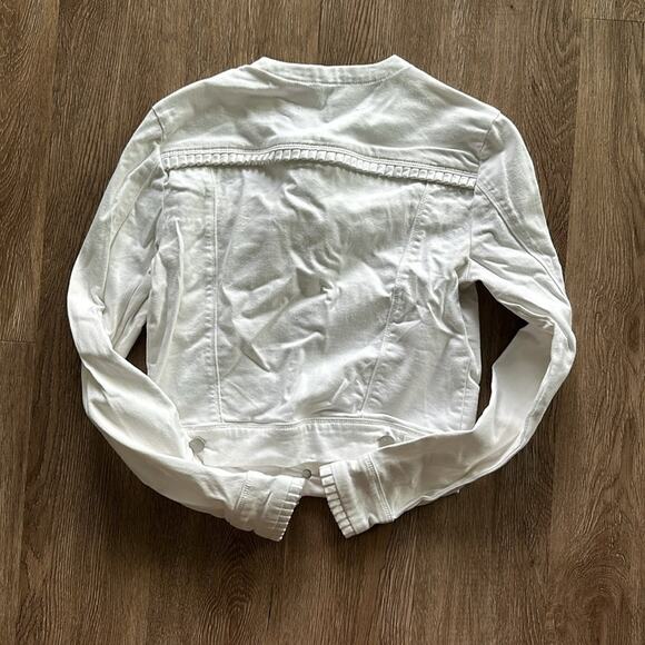 J Brand Luna White Denim Jacket Size XS - Picture 5 of 5